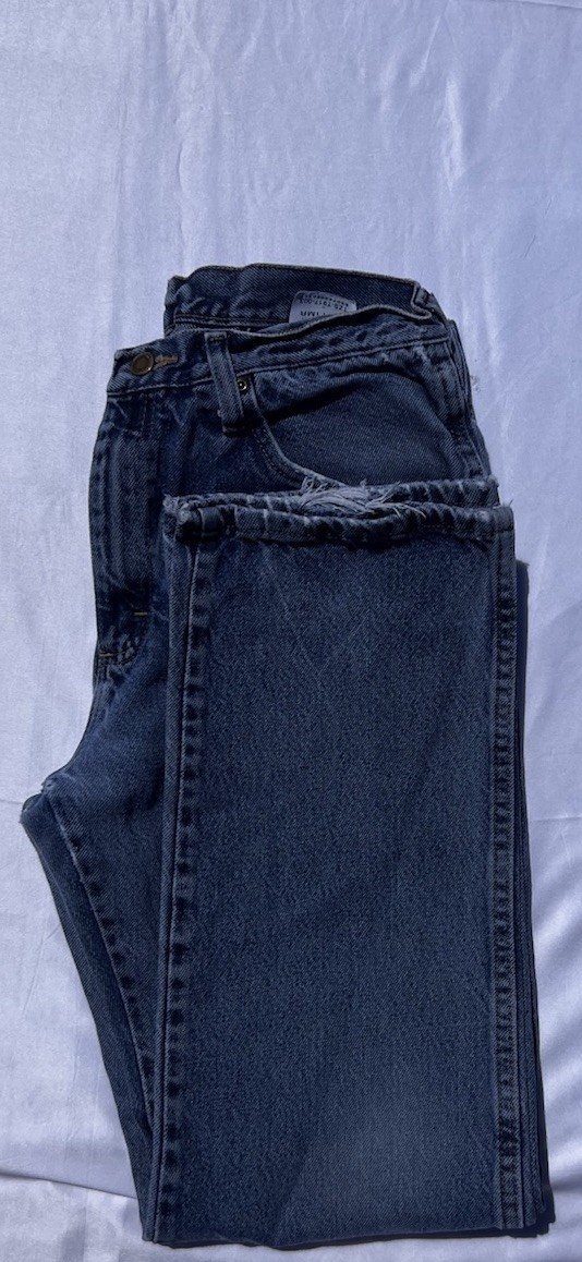 Vintage Wrangler USA Made Jeans Mens 33×32 Straight Leg Western Cowboy Denim Y2K