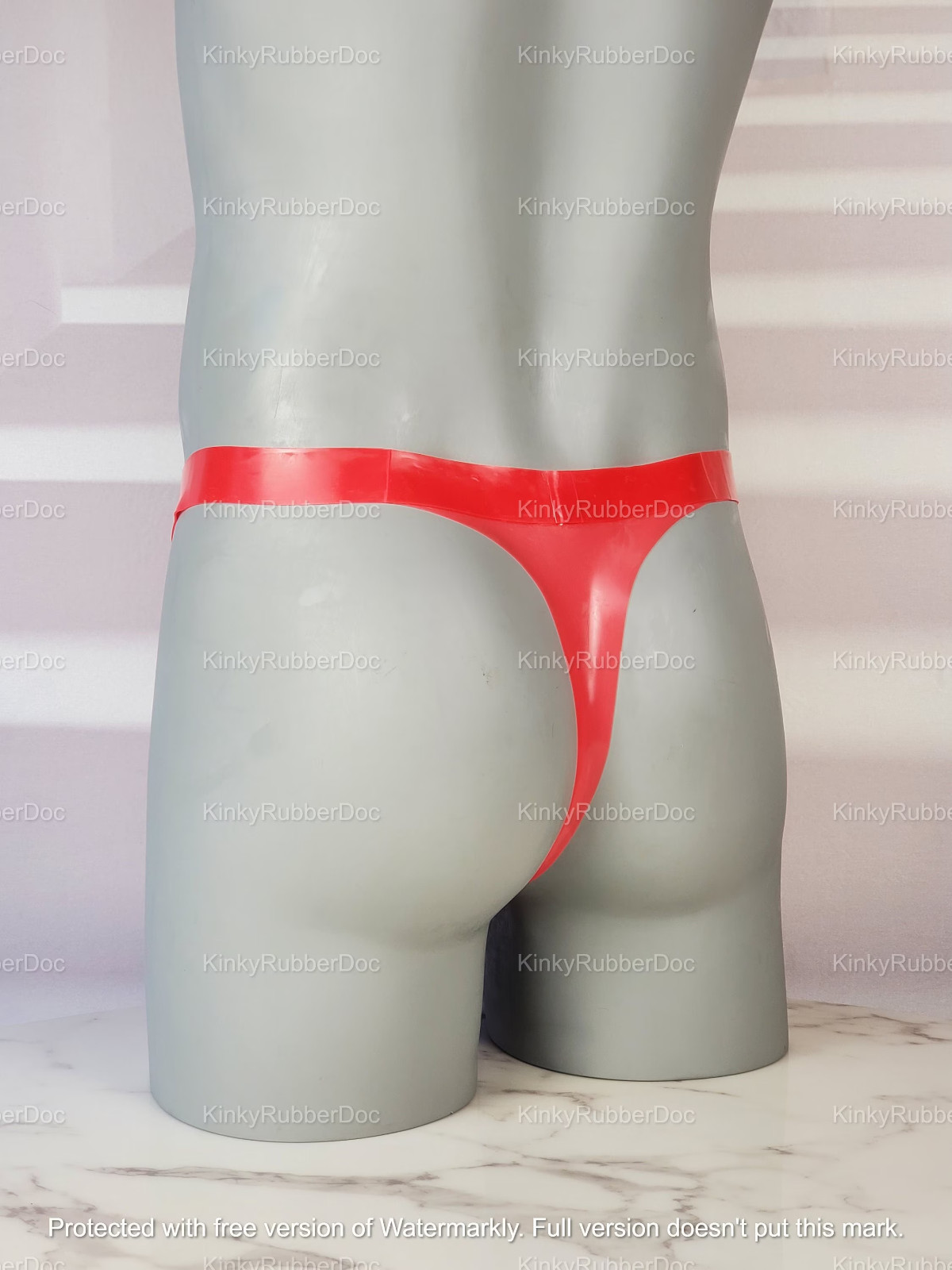 Handmade Latex Rubber Jockstrap or G-String Thong Custom color