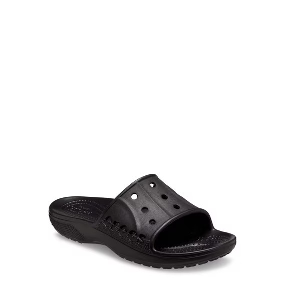 Crocs Iconic Comfort Baya Slide Sandals Black Unisex Size 6 Women or 4 Men