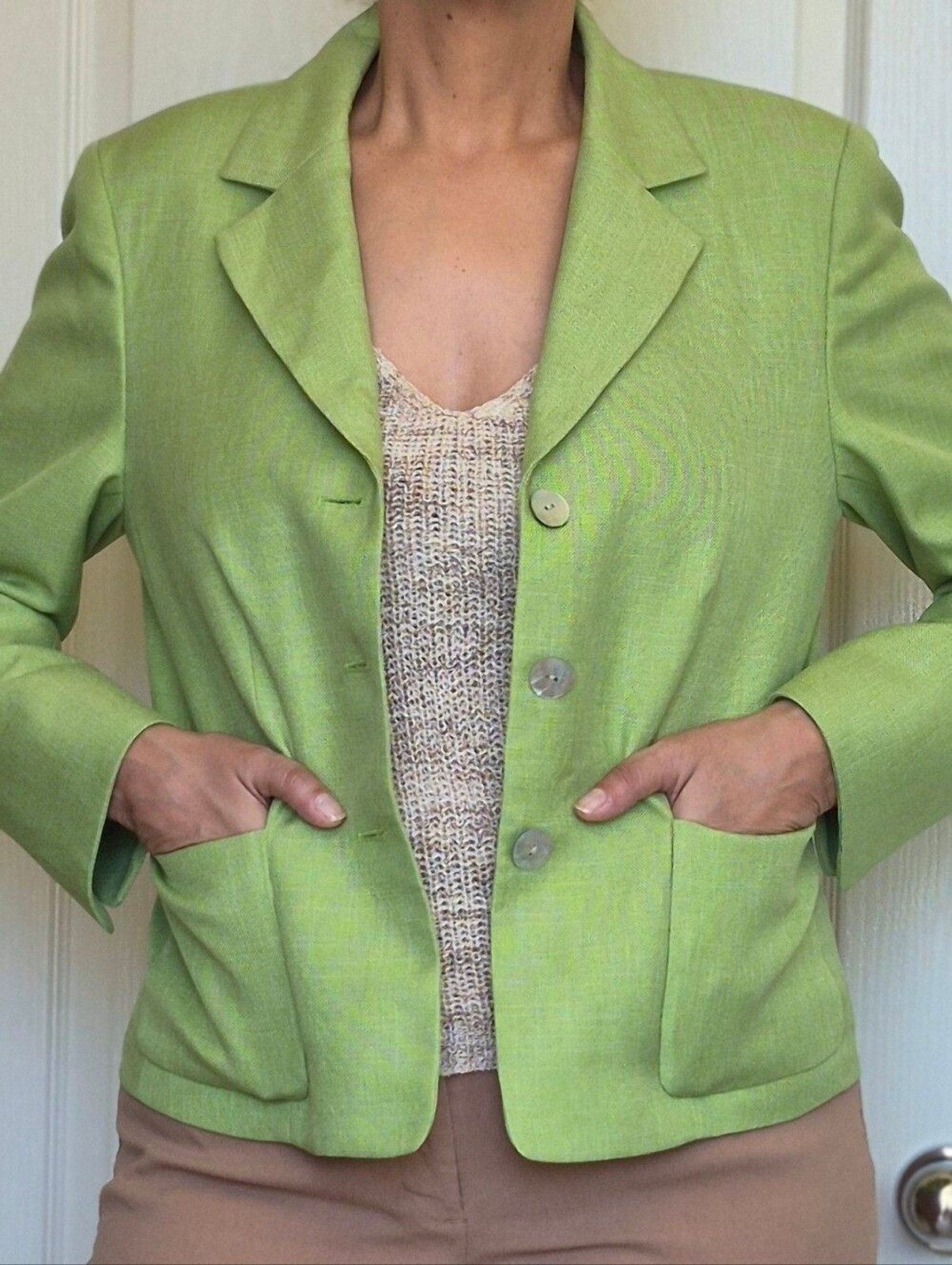 Three button Vintage Blazer Sz Large