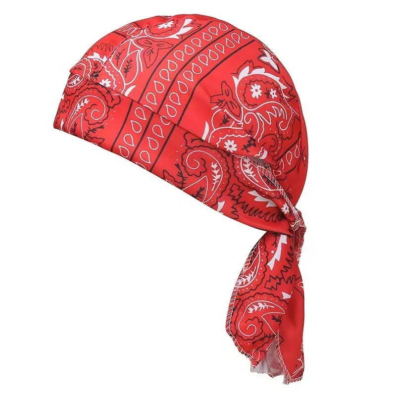 Elastic Motorcycle Wrap Biker Du Bandana Paisley Doo Rag Head Skull Cap Durag