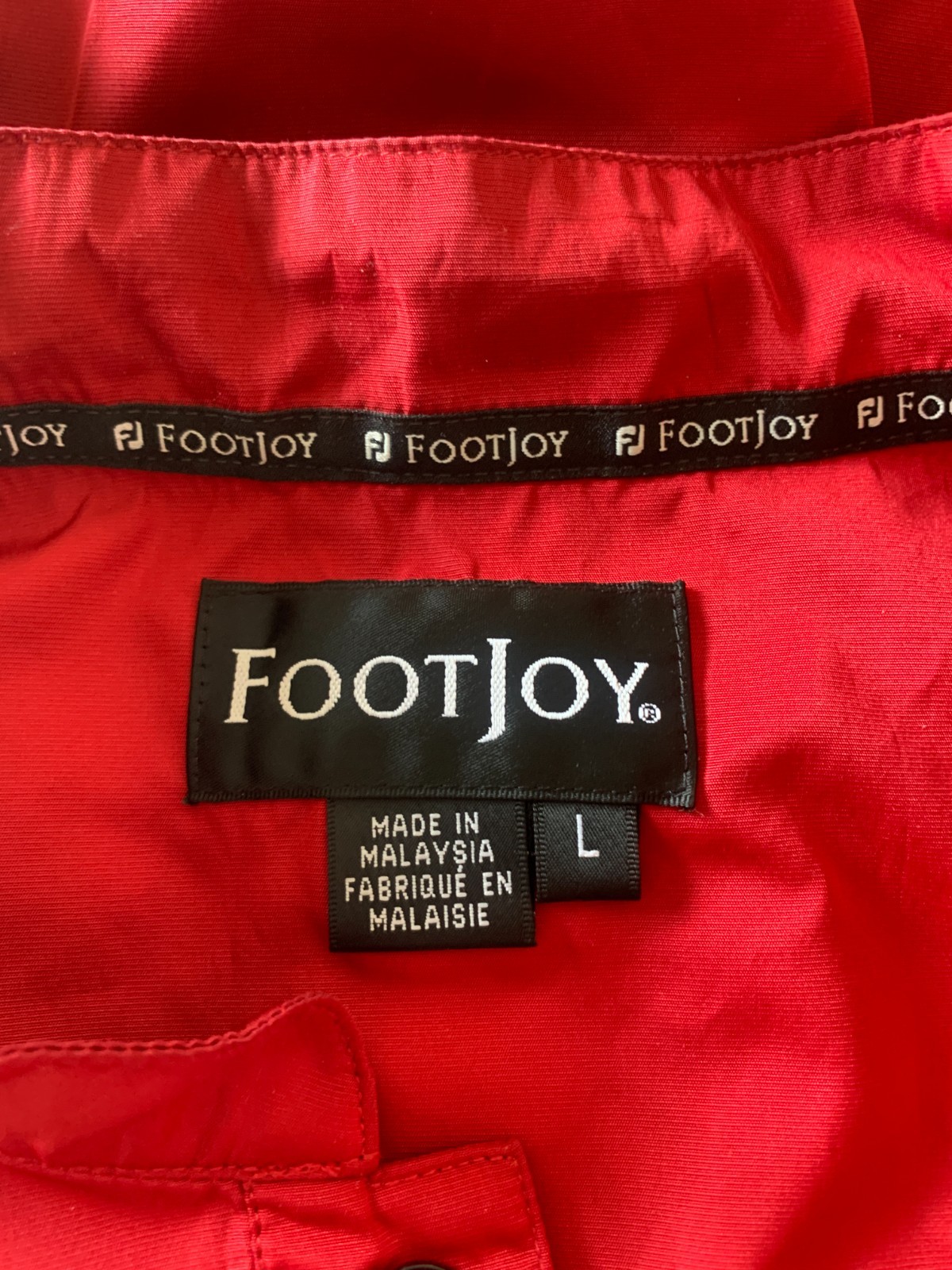 FootJoy FJ Golf Pullover 1/4 Snap Performance Vest Men’s Size Large U Maryland