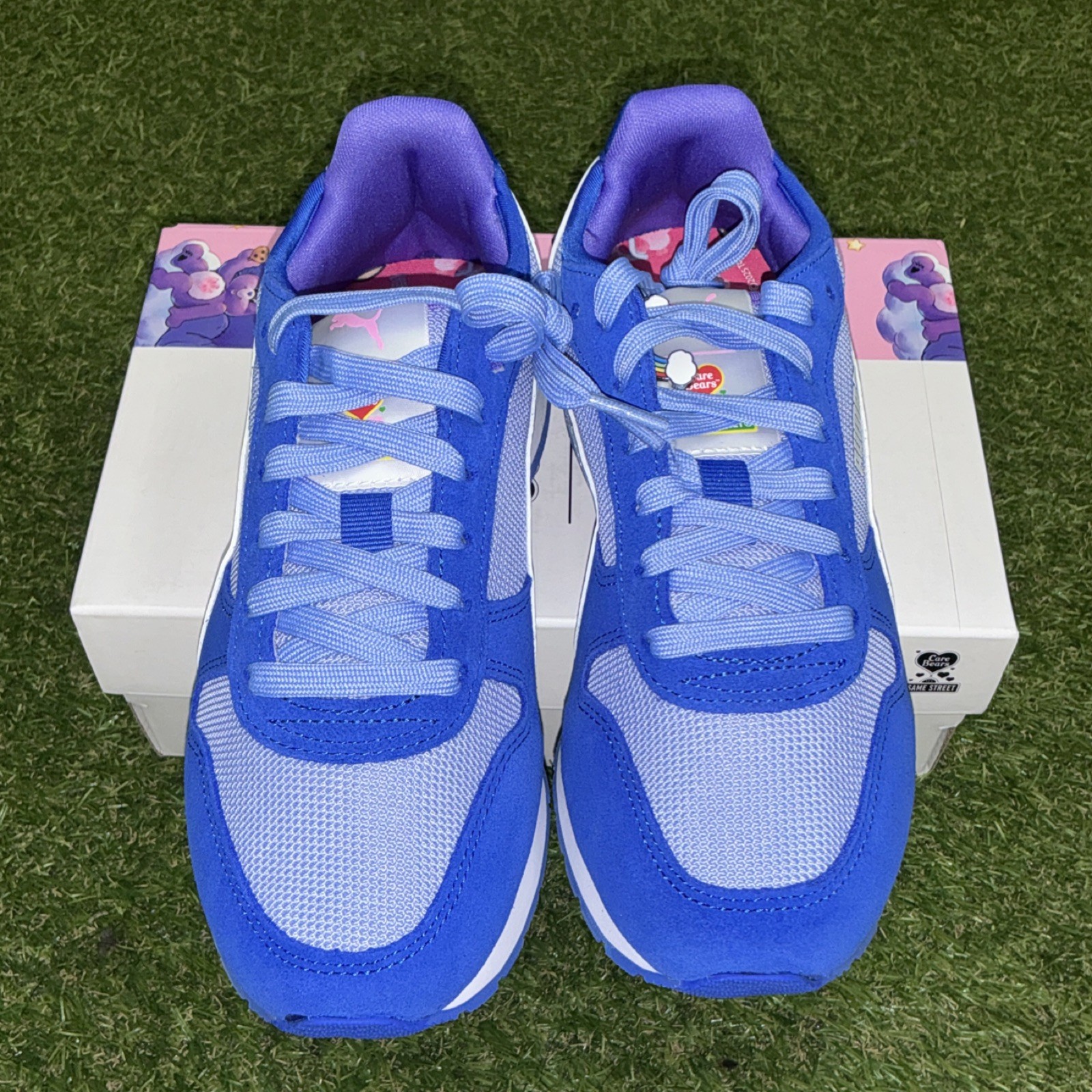 PUMA x Sesame Street 398055-01 Blue Cookie Monster Men’s Low Top Sneakers