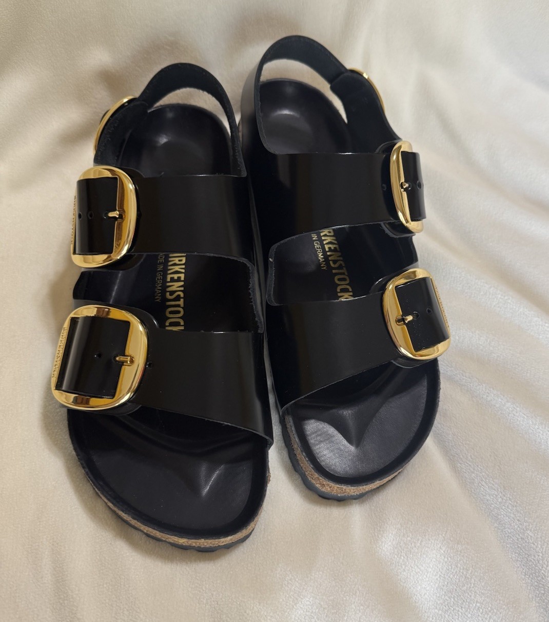BIRKENSTOCK MILANO BIG BUCKLE black Sz 41 Slingback Sz W 10 / M 8.5