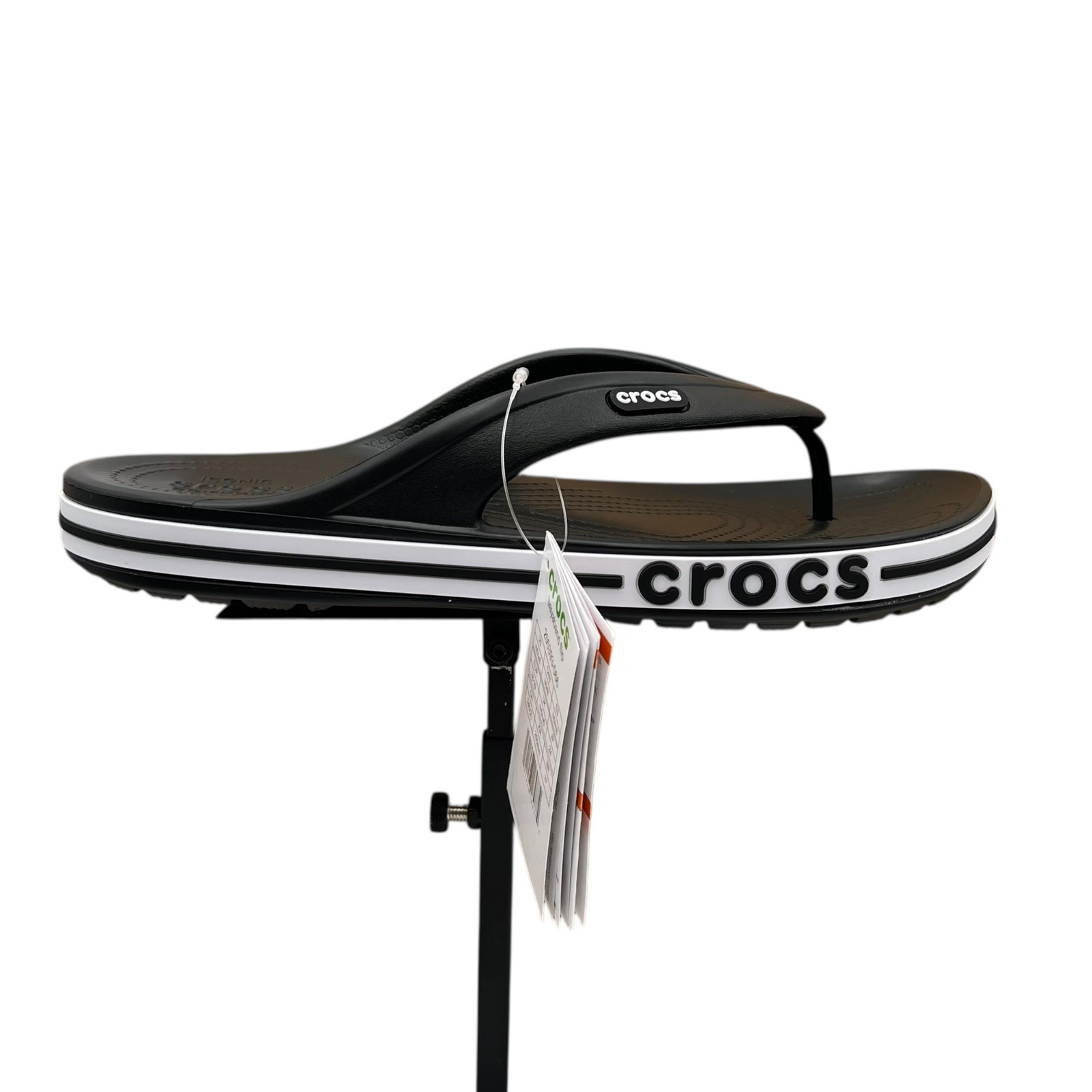 Crocs Bayaband Women’s Flip Flop Sandals Size 7 Black Water Friendly Lightweight