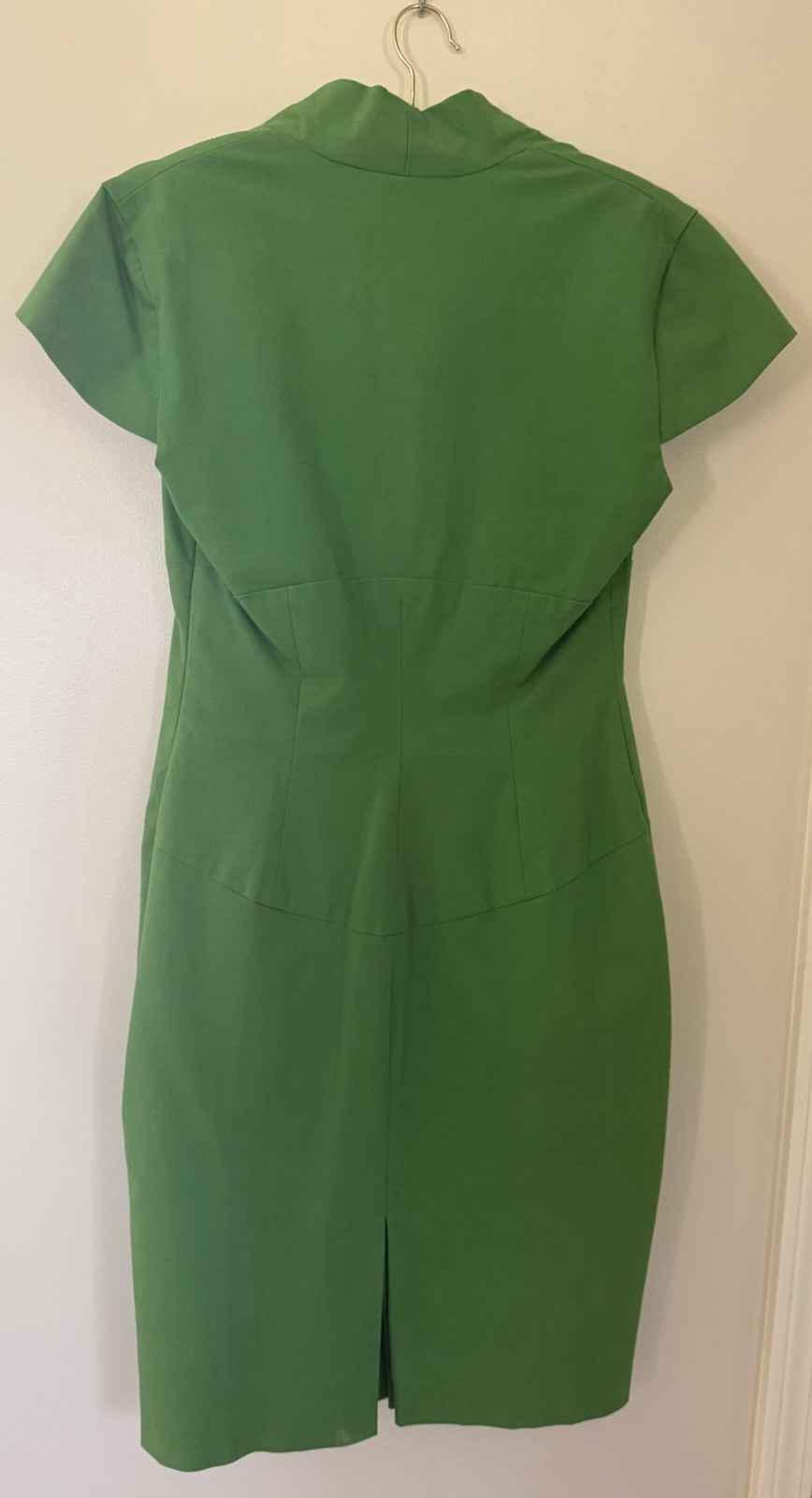 Anya Ponorovskaya Form Fitting 50s Rockabilly Pin-up Style Dress Size 14 Green