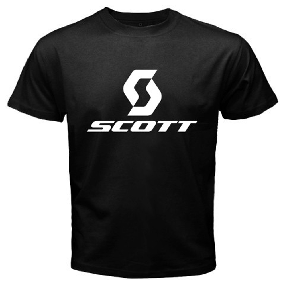 New Scott Bicycle Men’s Black T-Shirt Size S to 5XL