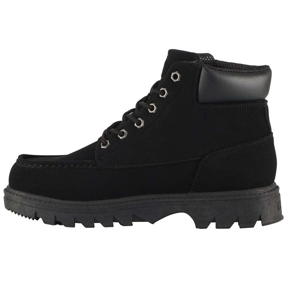 Lugz Warsaw 6 Inch Slip Resistant Soft Toe Work Mens Black MWARSD-001