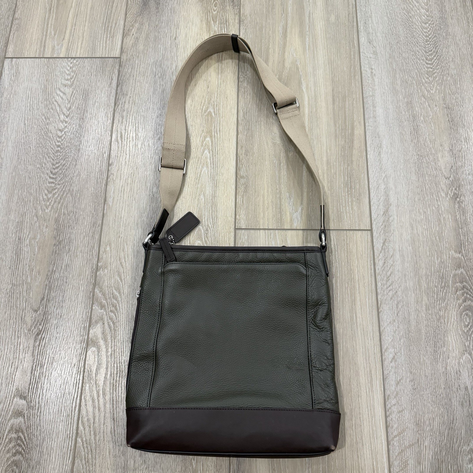Coach Camden Leather Tech Crossbody