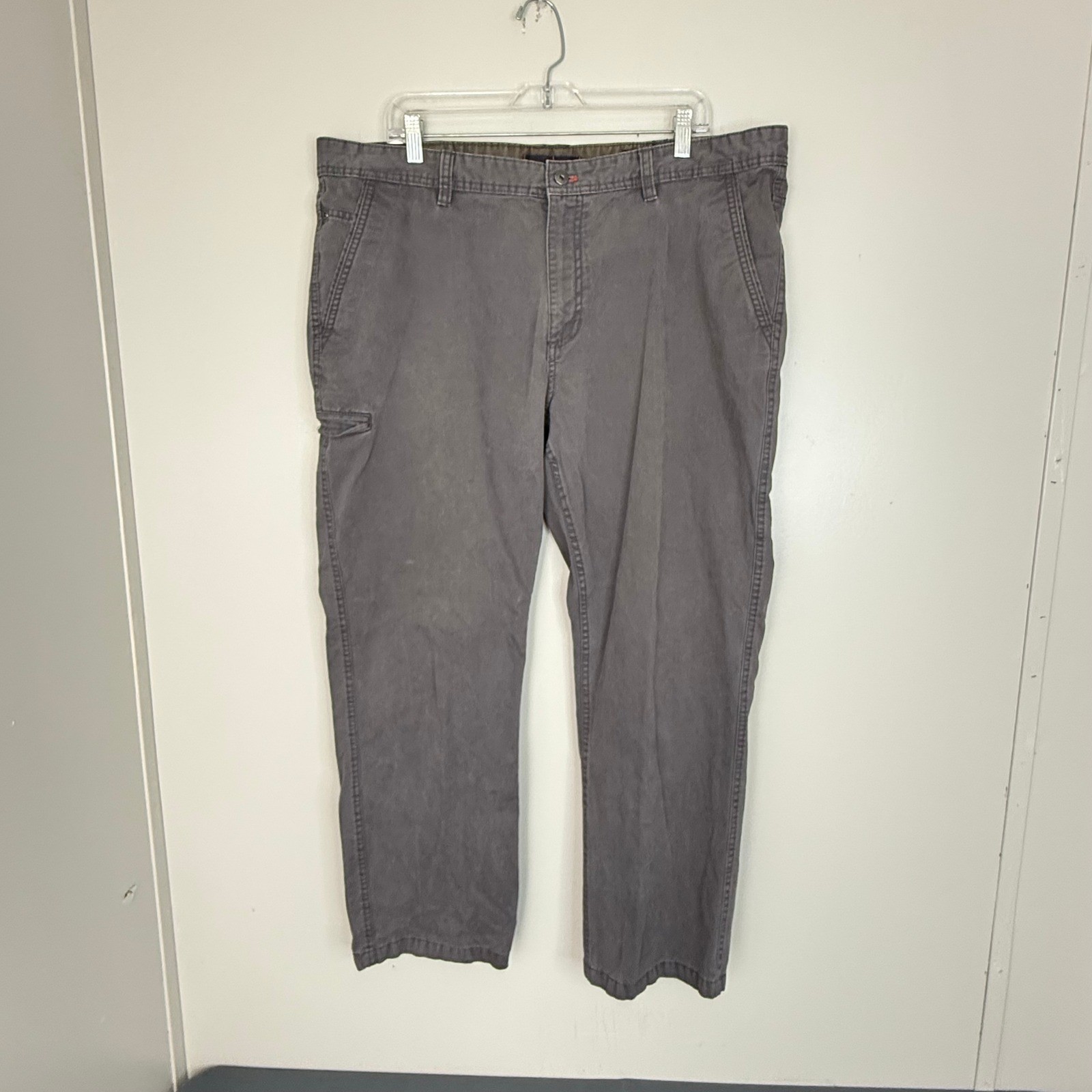 Weatherproof Pants Mens 40×30 Forged Iron Gray Canvas Utility