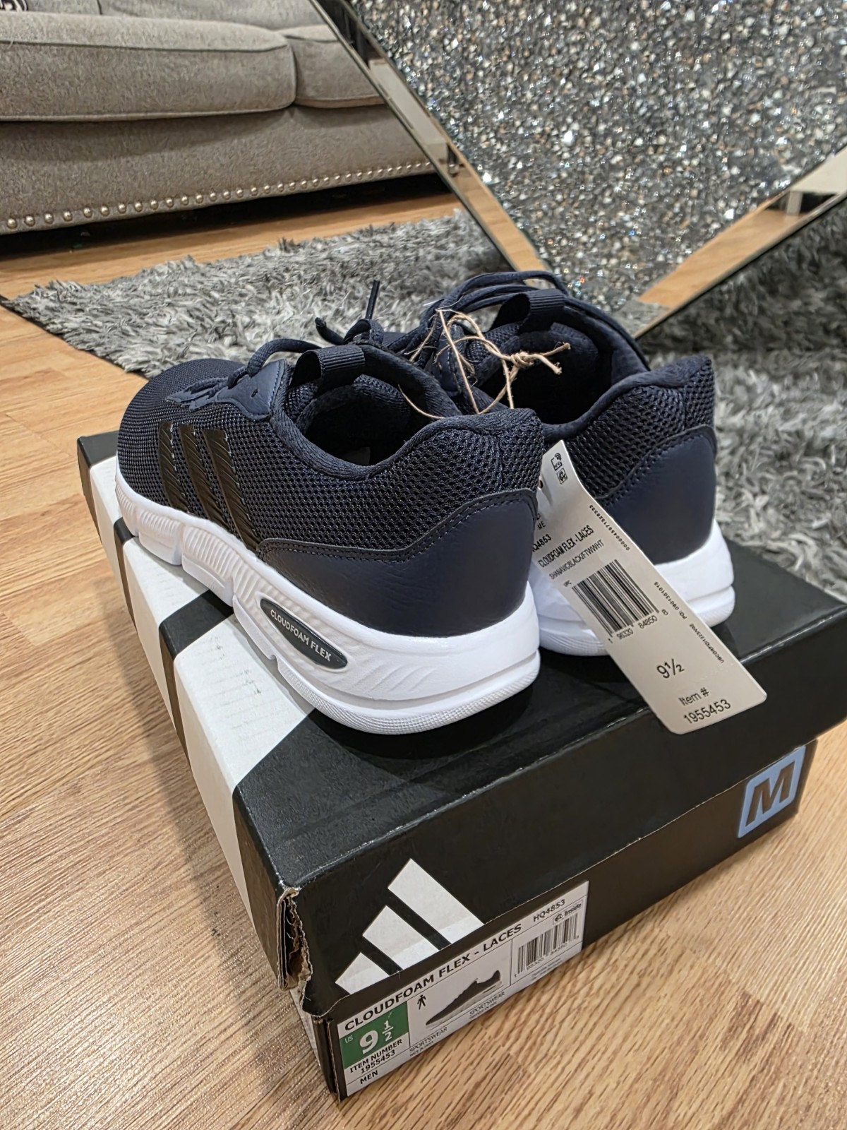 Adidas Cloudfoam Flex-Laces sneakers in Shadow Navy (NEW) 9.5 MEN