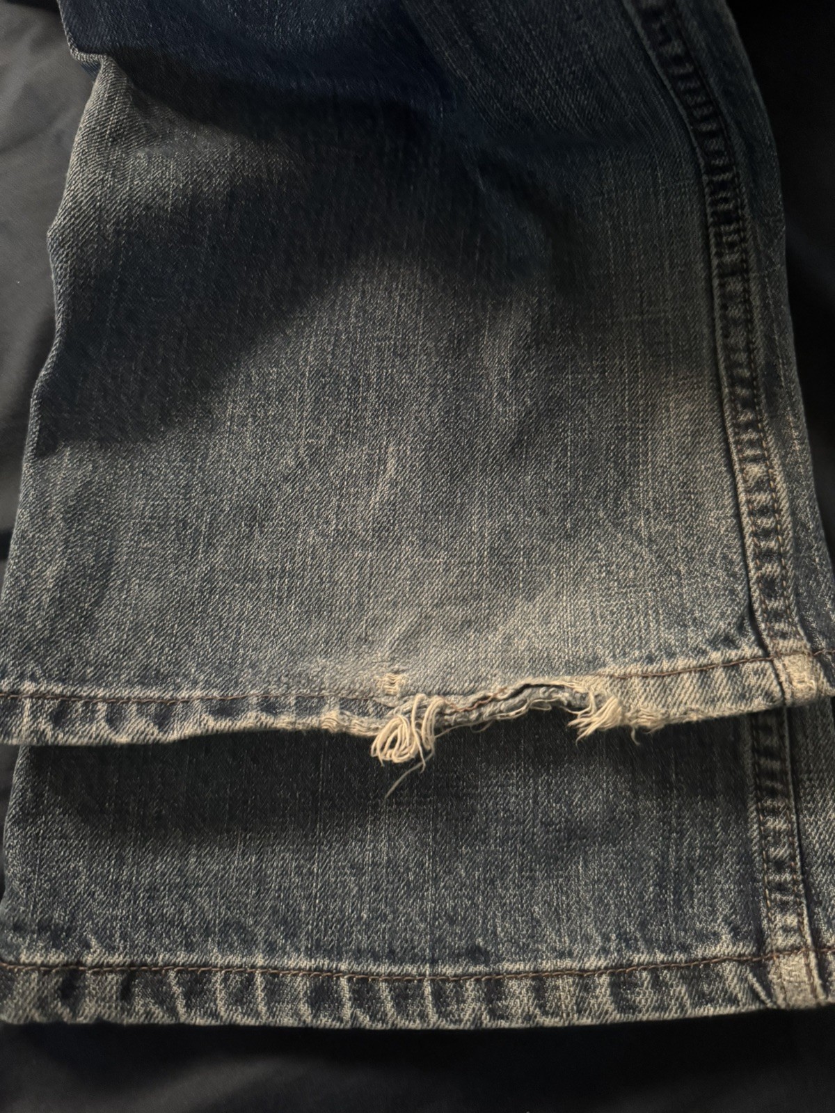 Vintage Levis jeans Men’s 34×32 Blue 527 Low Boot Bootcut Distressed Faded Y2k