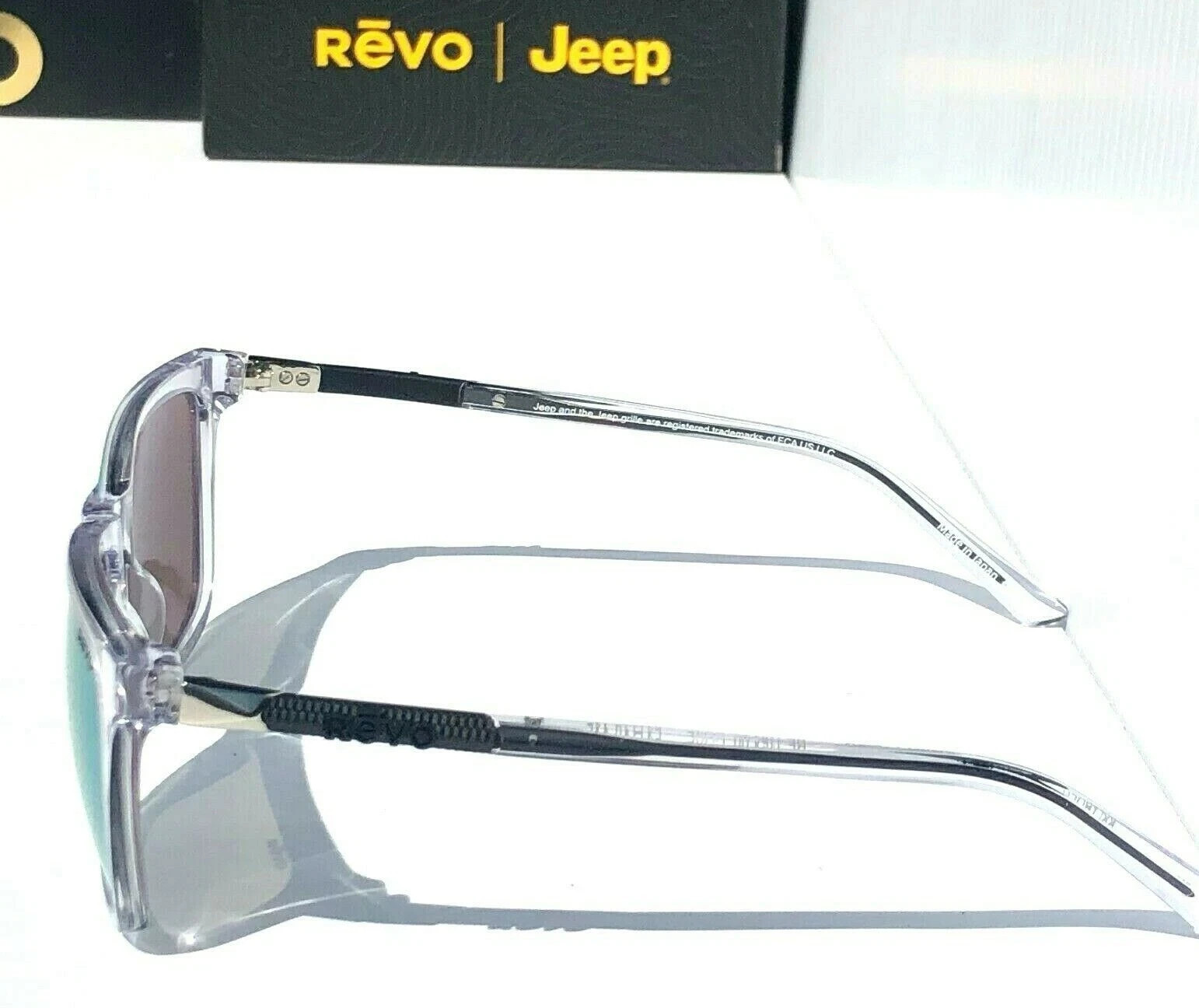 Revo Sunglasses JEEP COVE Clear Crystal Frame / Blue Water POLARIZED Lens RE1164