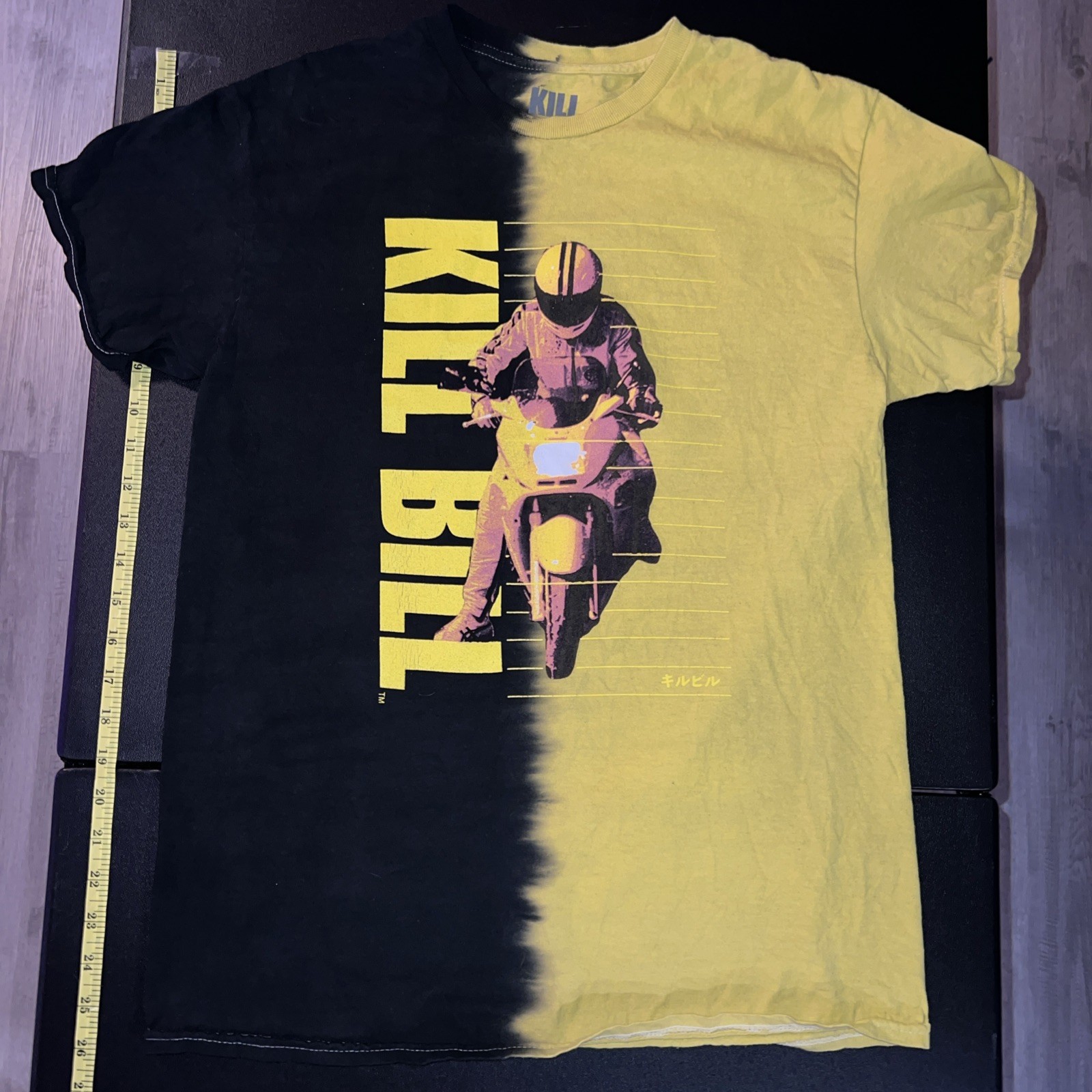 Kill Bill Shirt Medium Goodie Two Sleeves Split Tie Dye Unisex