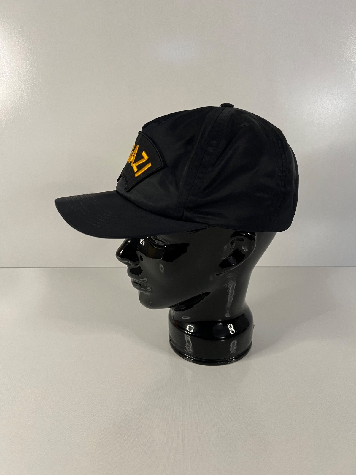 Supreme x Fugazi 5 Panel Nylon Hat Black SUPNY-15 FUGAZI HAT Adjustable Snap