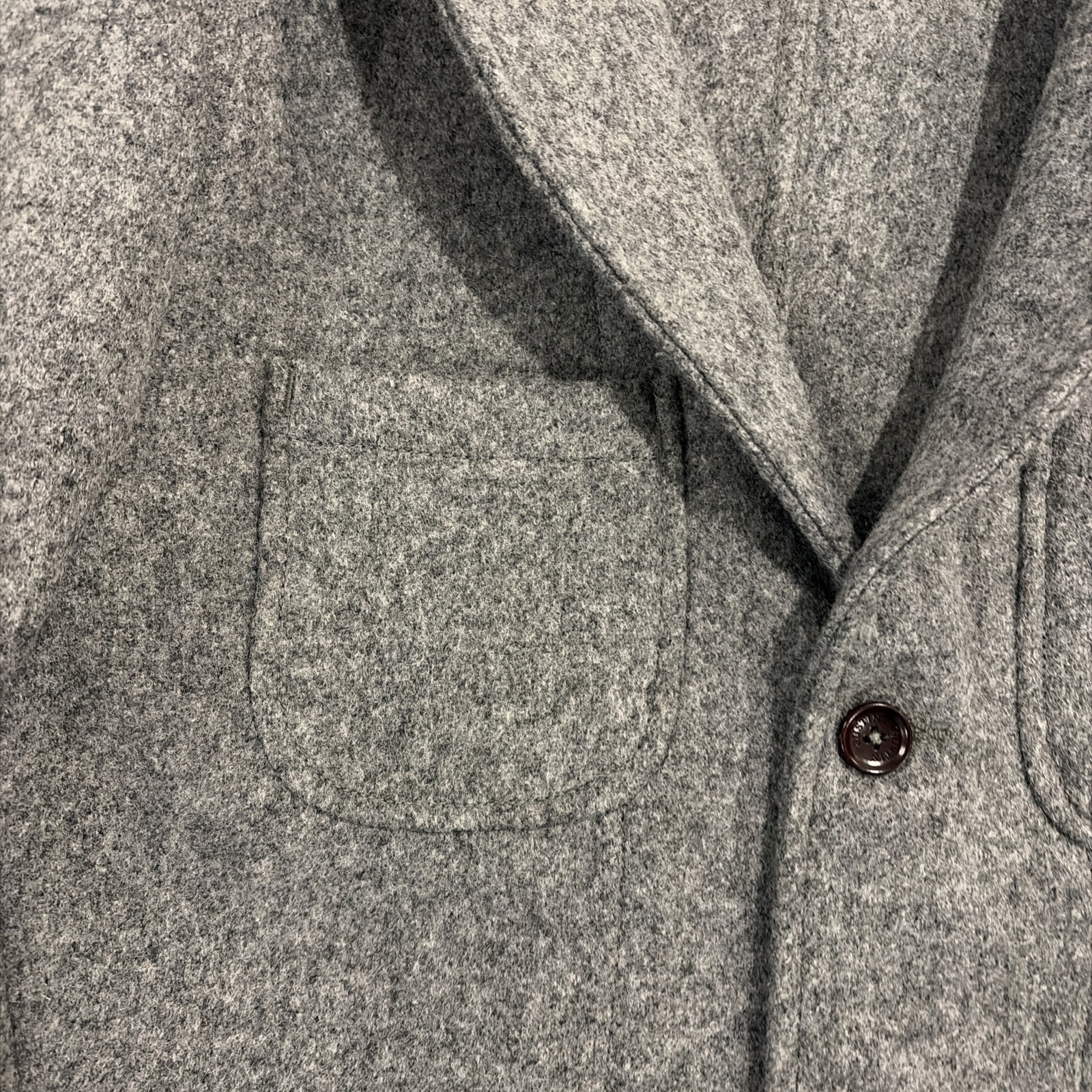 New Gustin 100% Wool Felt City Jacket Men’s Size M Made In USA