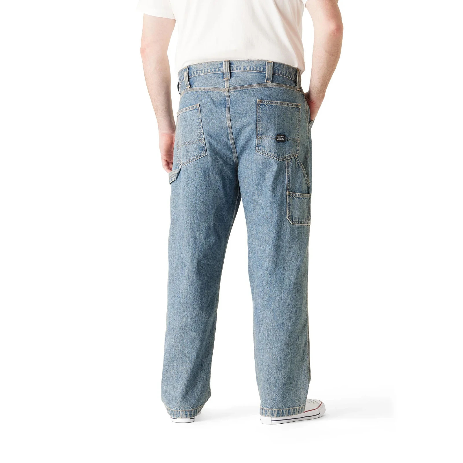 Levi Strauss Signature Carpenter Jeans Big Tall 54×32 52×30 Indigo Blue