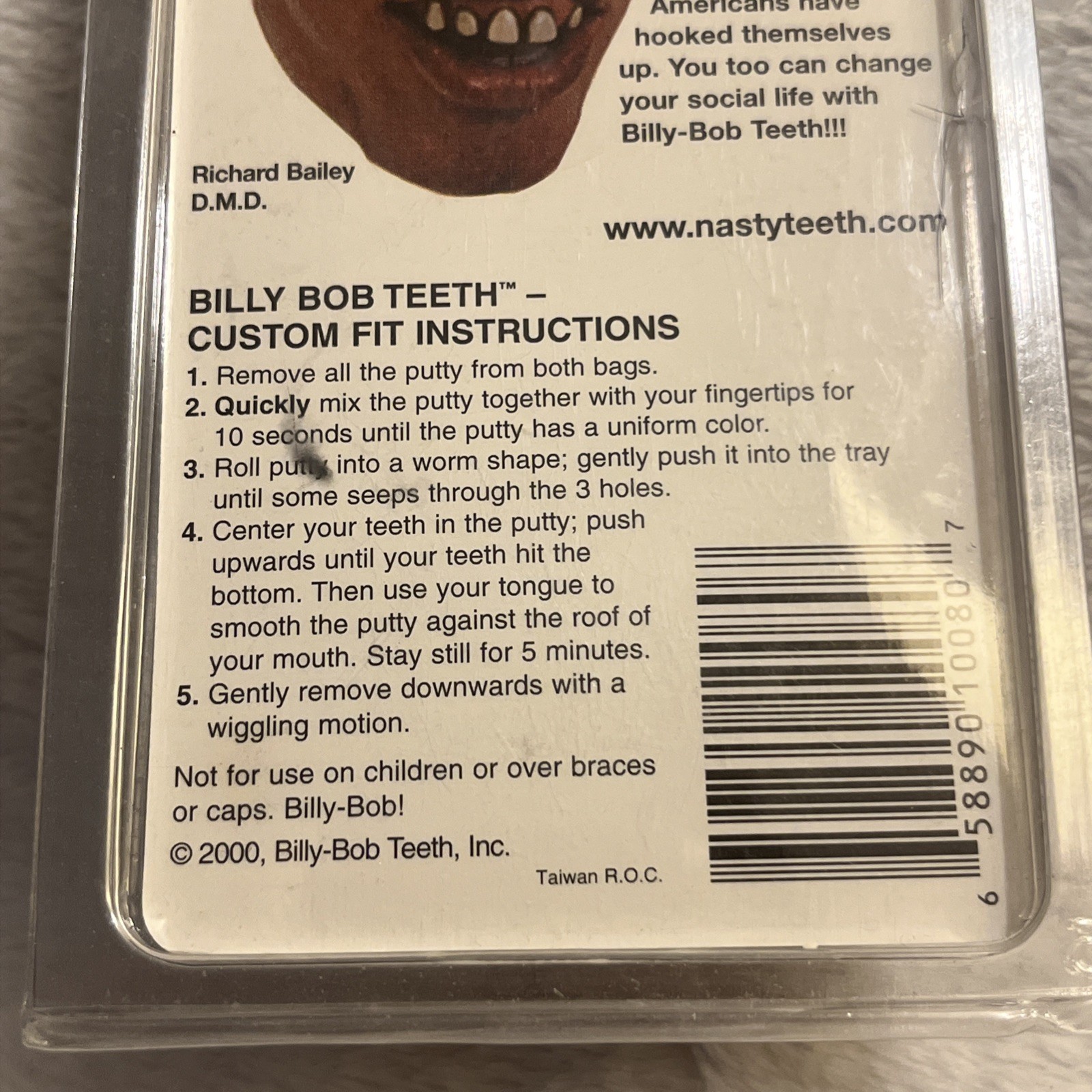 Authentic Original Billy Bob Hillbilly Teeth – As Seen on TV – Custom Fit