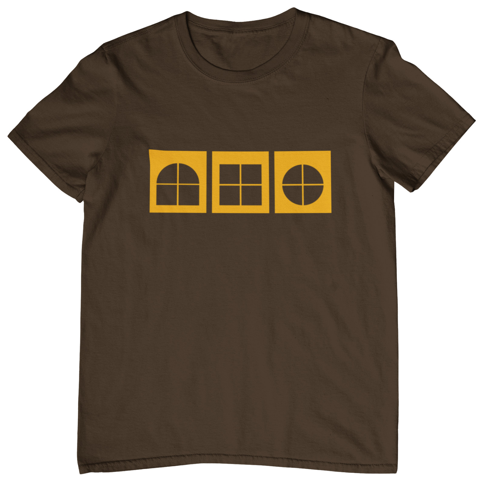 Play School Windows T-Shirt – 80s 70s kids childrens TV rainbow button retro 90s