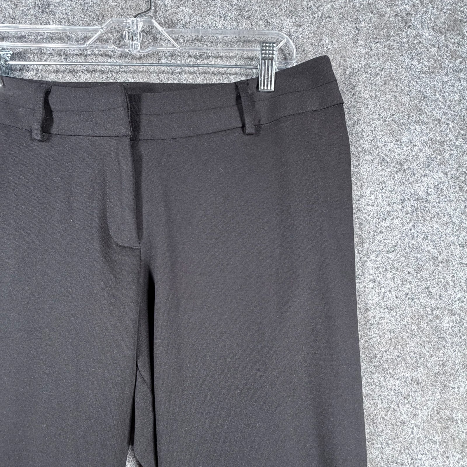Chico’s So Slimming Ultra Flare Dress Pants Womens 15 Black Flat Front Classic
