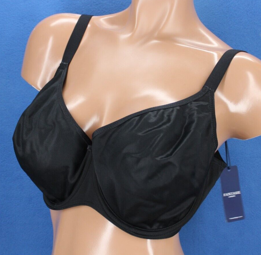 Fantasie FL4520BLK Underwire Unlined Full Coverage Bra NWT Size 36FF 36GG #H6775
