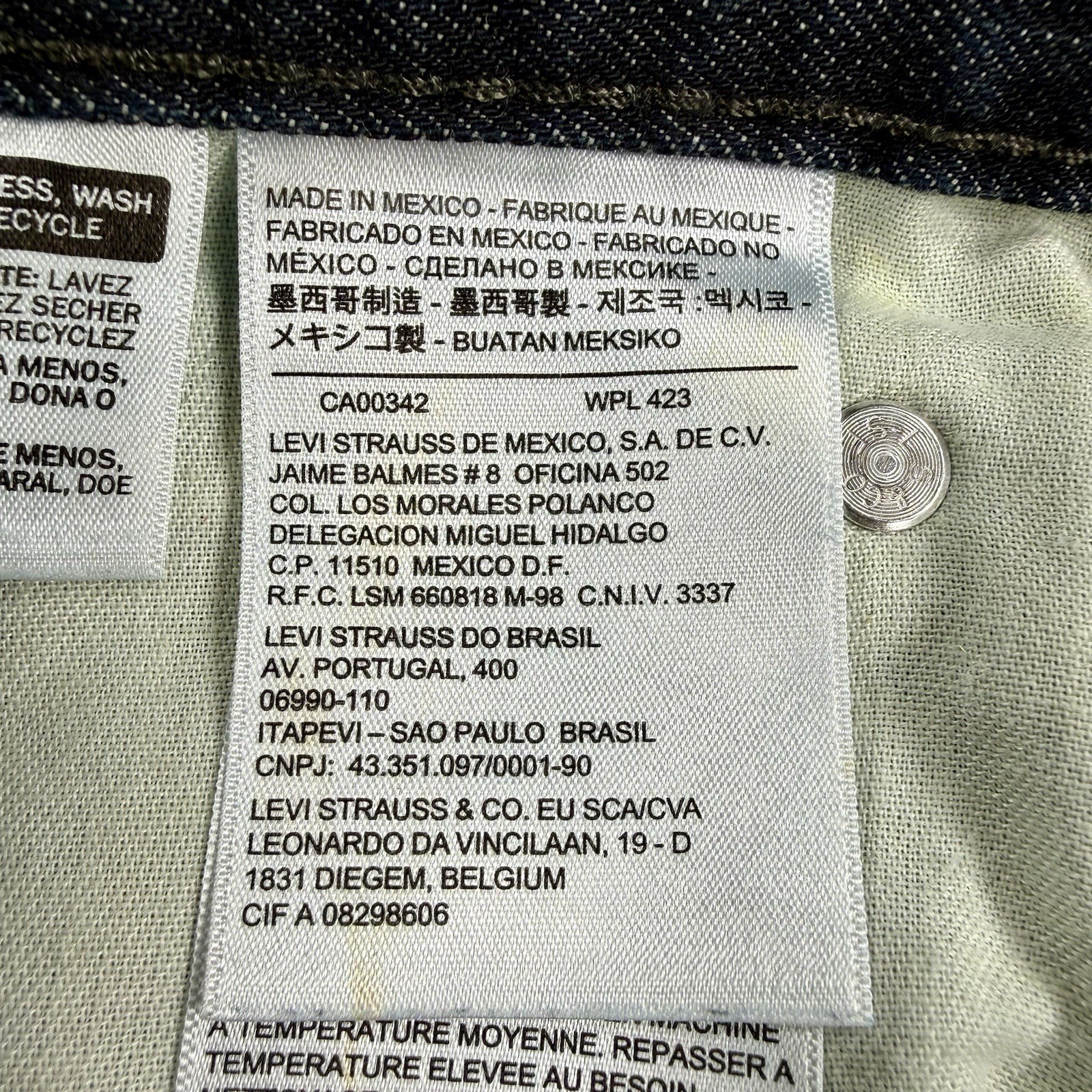 Levi’s 527 Low Rise Boot Cut Jeans Men’s 33 x 30 Blue Dark Wash Denim