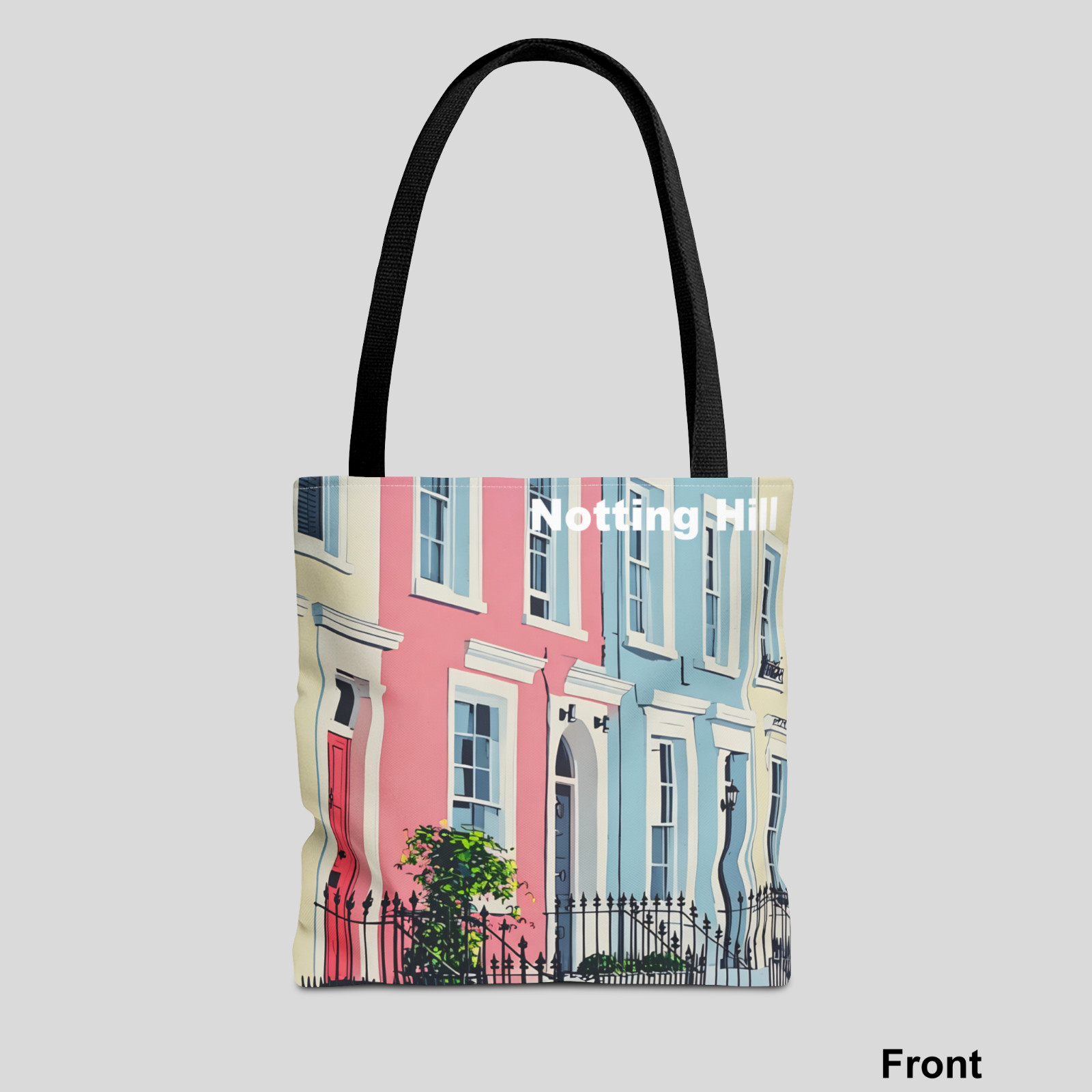 Notting Hill London United Kingdom Tote Bag – World Traveler Series – GBB061