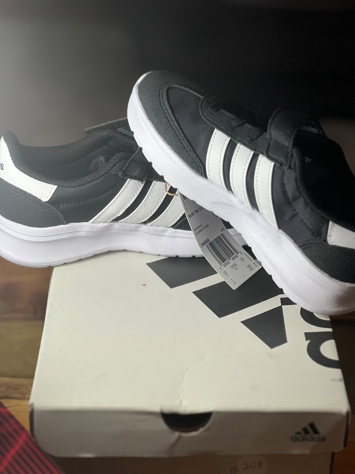 ADIDAS CLOUD FOAM RUN 70s 2.0 EL C KIDS SIZE 1