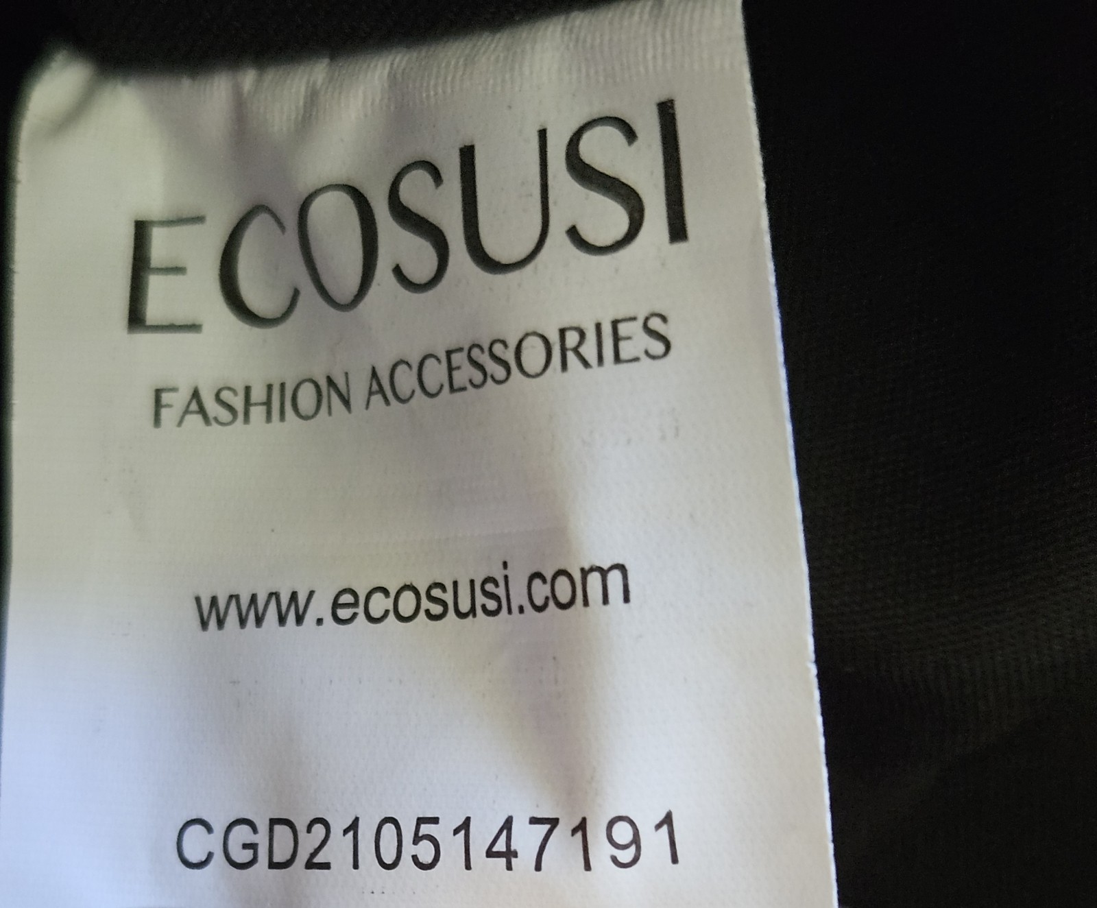 ECOSUSI Briefcase / Messenger Bag / Soft Side Poly/Vegan Leather Trim/ Satchel