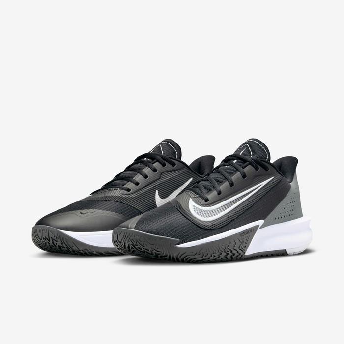 Nike Precision 7 Basketball Shoes Sneakers Black White Grey Men’s 8.5 FN4322-005