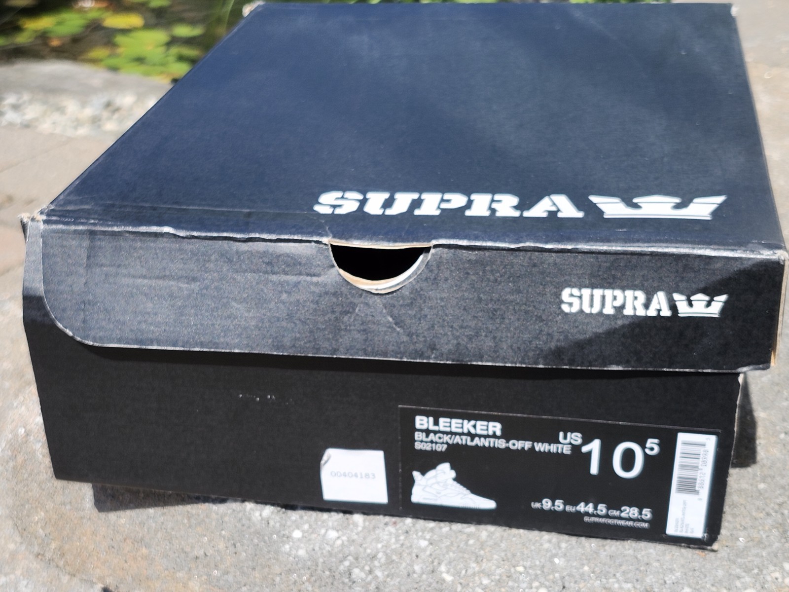 RARE SUPRA BLEEKER! SKATEBOARD SHOES! Size 10.5 NIB Black Croc Aqua Teal Hi Top