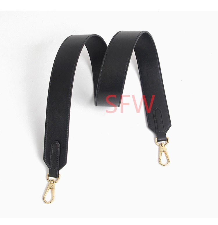 Purse Strap For Black LE 37 Bucket Handbag Replacement Leather Strap