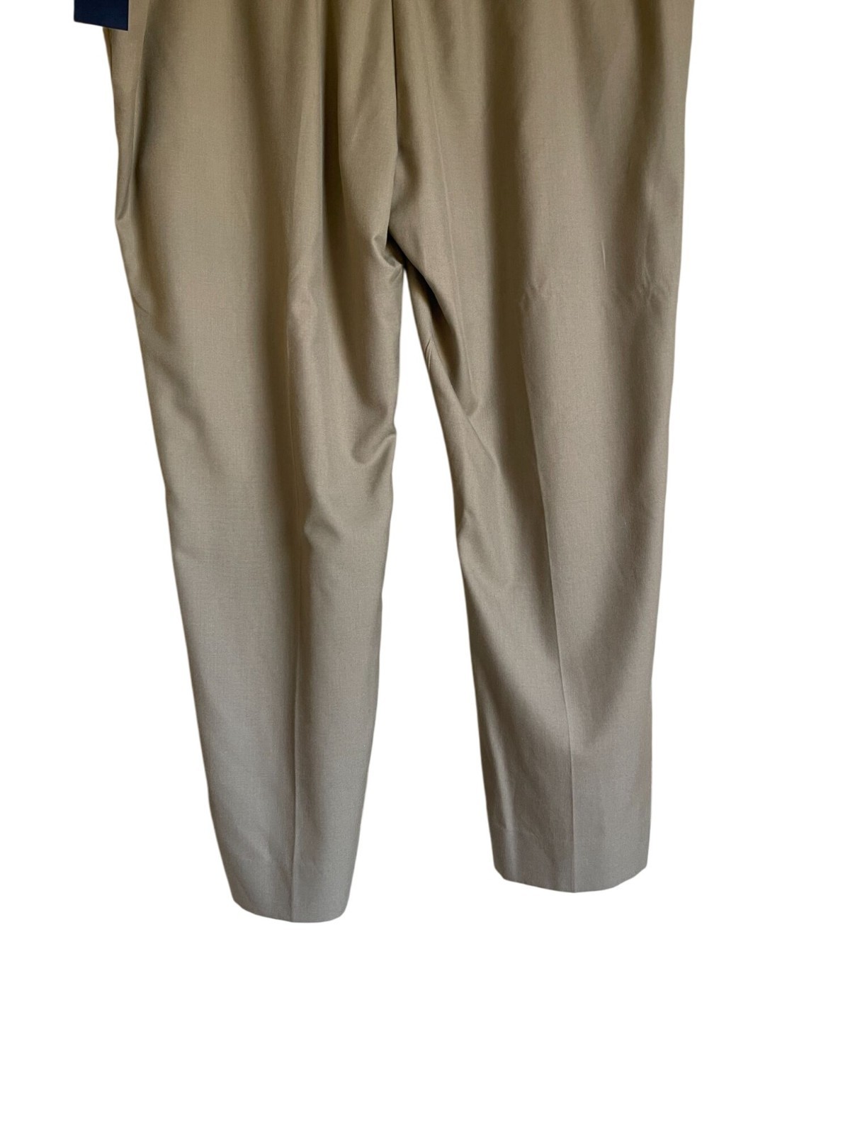 New! Joseph & Feiss Gold 46 x 30 Techno-Care Wool Blend Flat Front Khaki Pants M