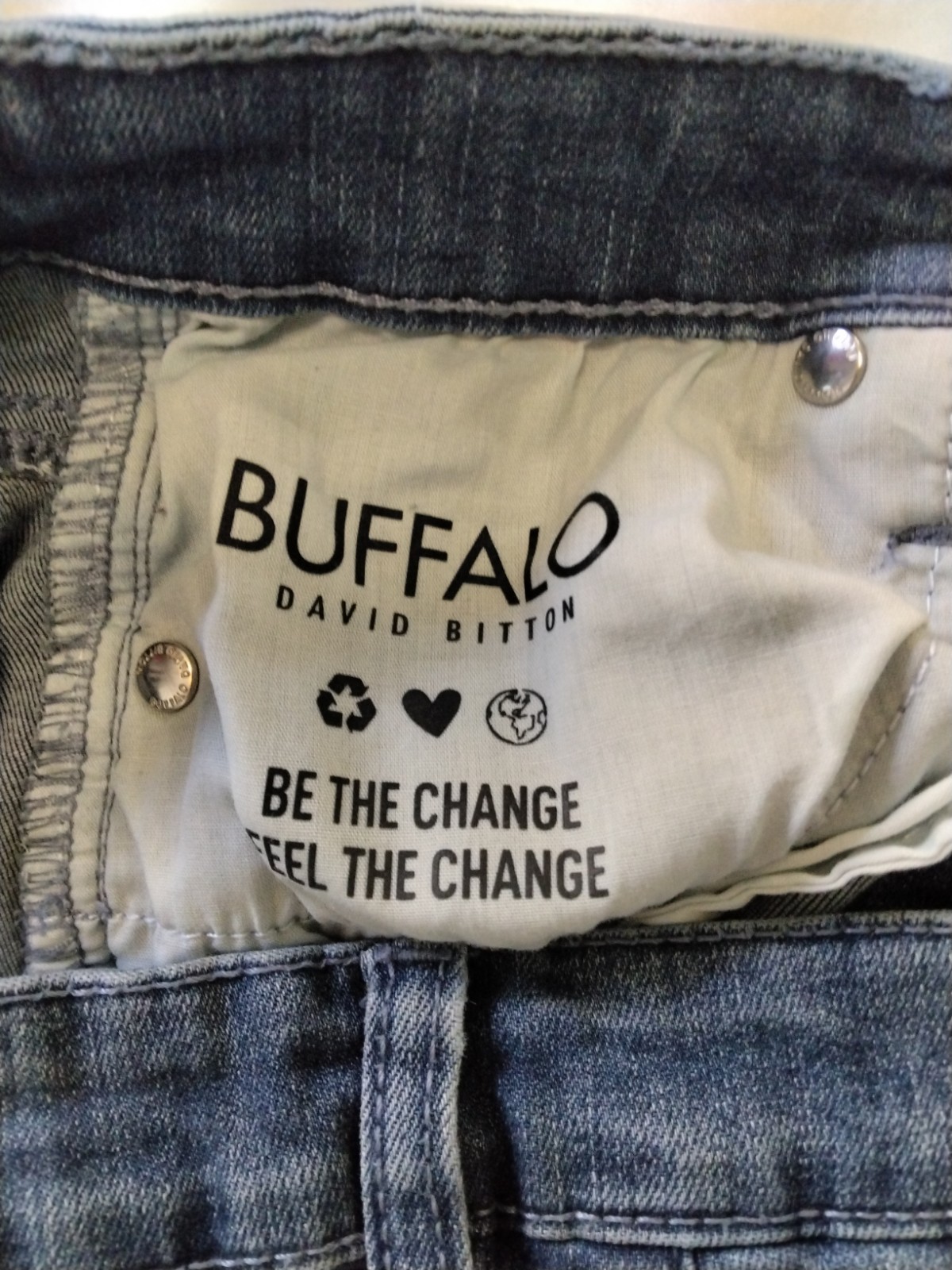 Buffalo David Bitton Alyssa High Rise Straight Leg Jeans Dark Wash 6/28 Indigo