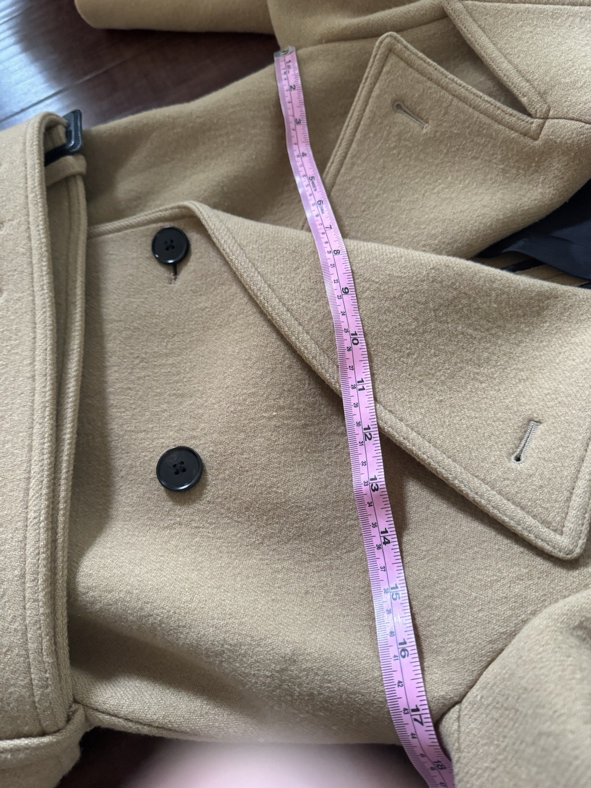 Joseph Double-Breasted Coat Wool Xs