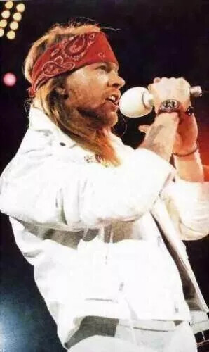 New GUNS N ROSES WHITE LEATHER JACKET – AXL ROSE – PARADISE CITY