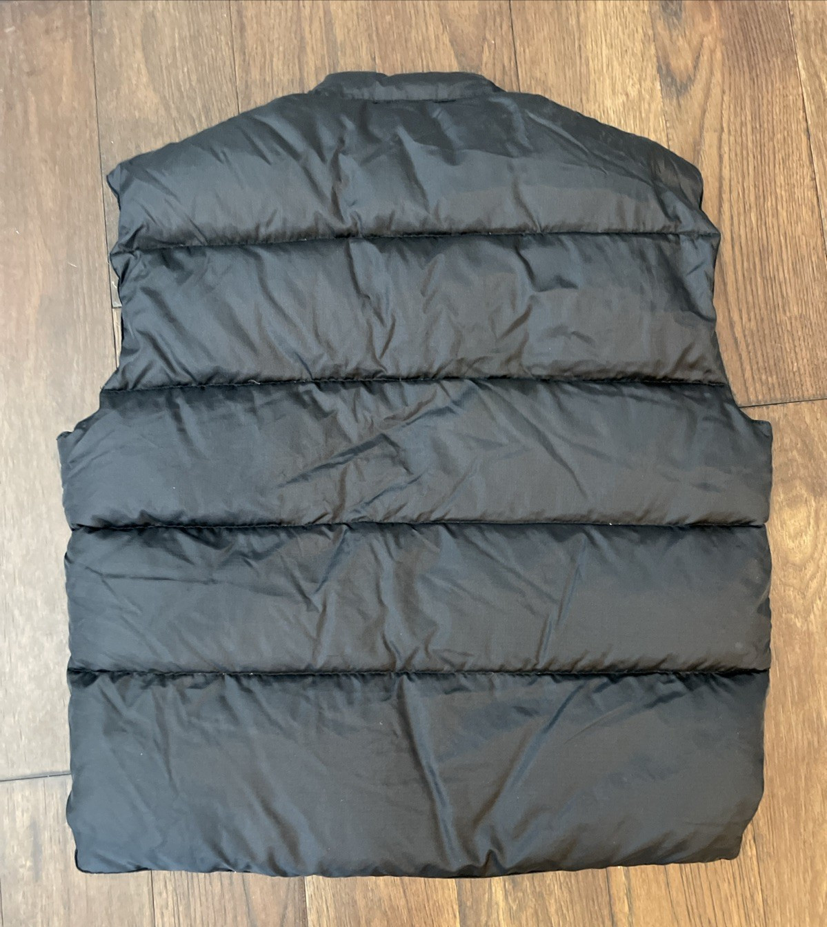 Vintage Gerry Down Puffer Vest Mens Large Black Zip 80s