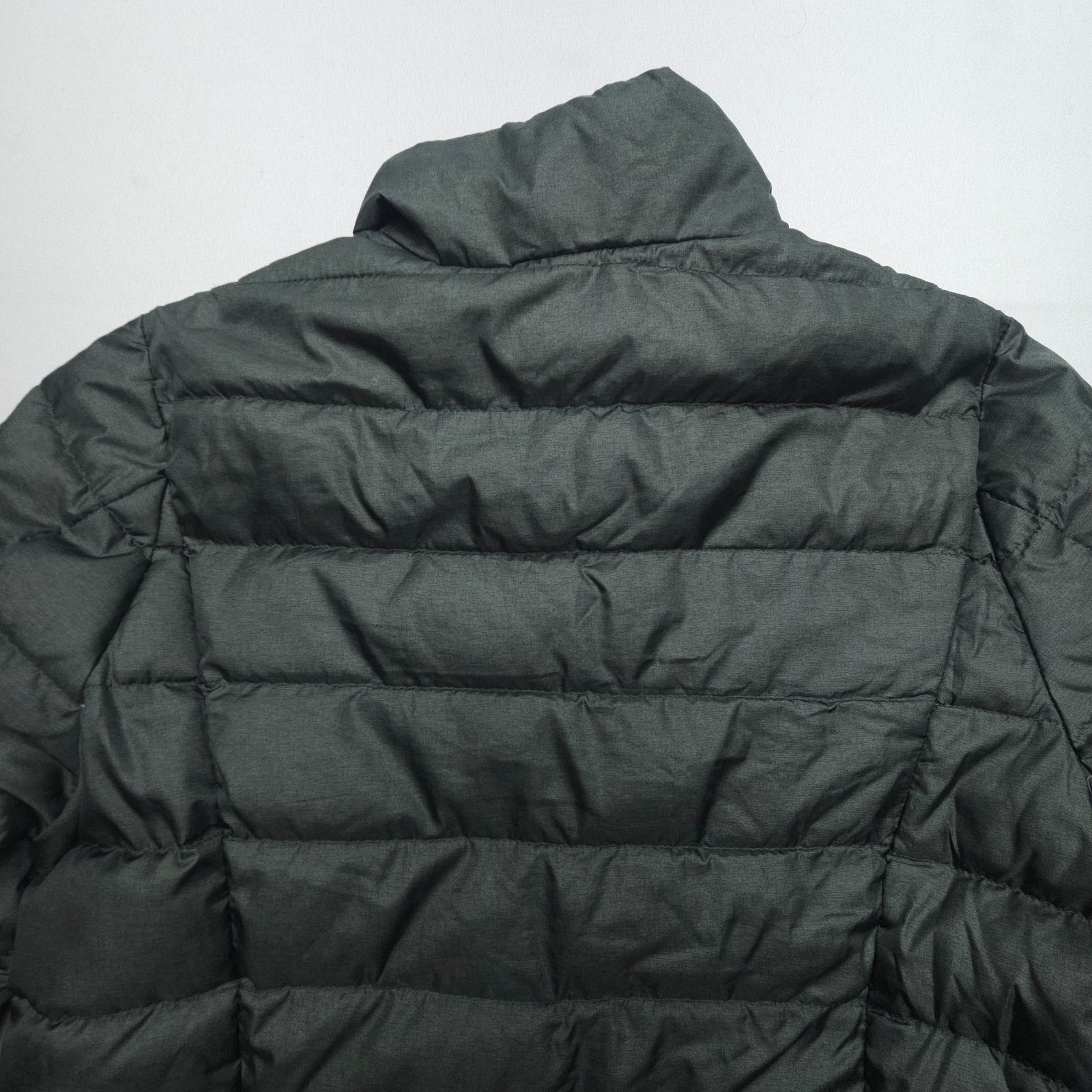 Eddie Bauer EB650 Goose Down Puffer Womens Large Hiking Backpacking Green Light
