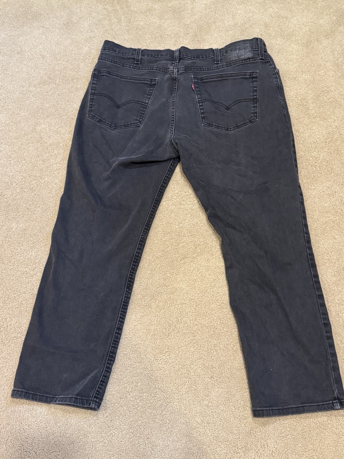 Levi’s 541 Mens Athletic Taper Stretch Jeans 38X30 Black Wash Denim