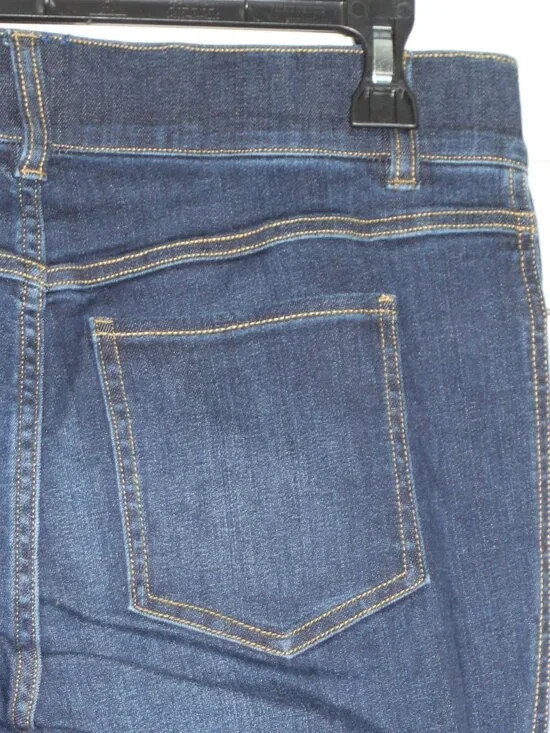 SPANX Flare Jeans Pull On Stretch Midnight Shade Womens M • NWT