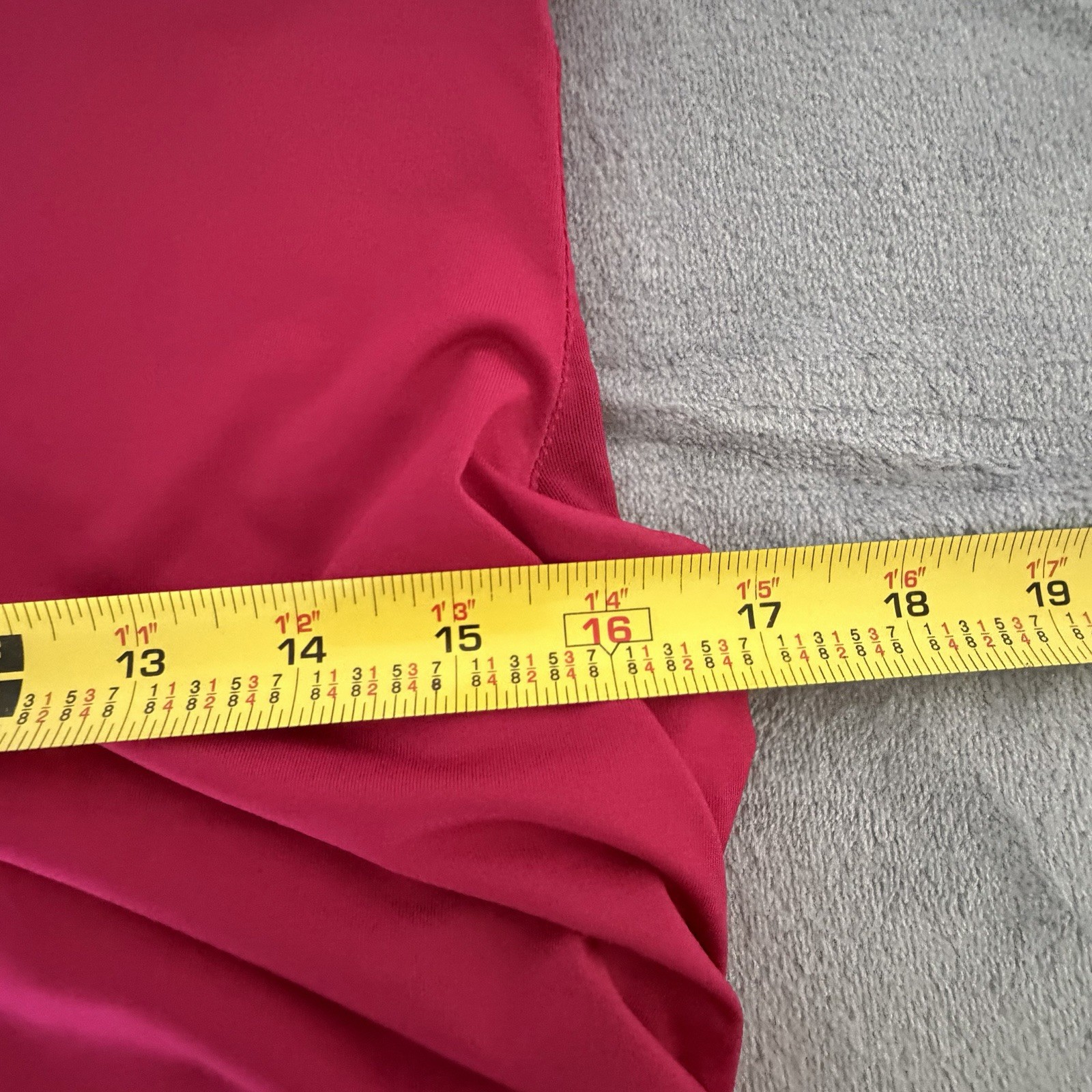 Sofia Jeans by Sophia Vergara Women’s Plus Red One Shoulder Ruched Top, XXL 20