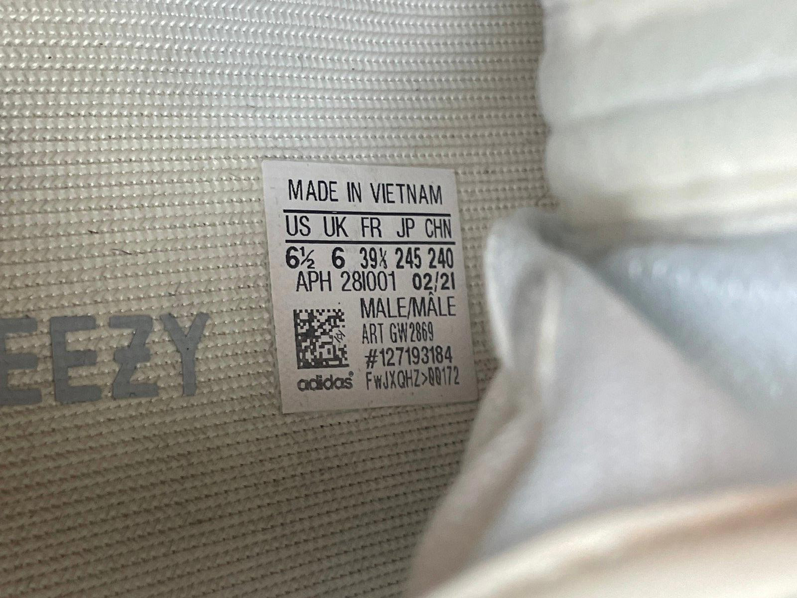 Yeezy x Adidas Blue/White Mesh Boost 350 V2 Mono Ice Sneakers Size US 6.5 39.5