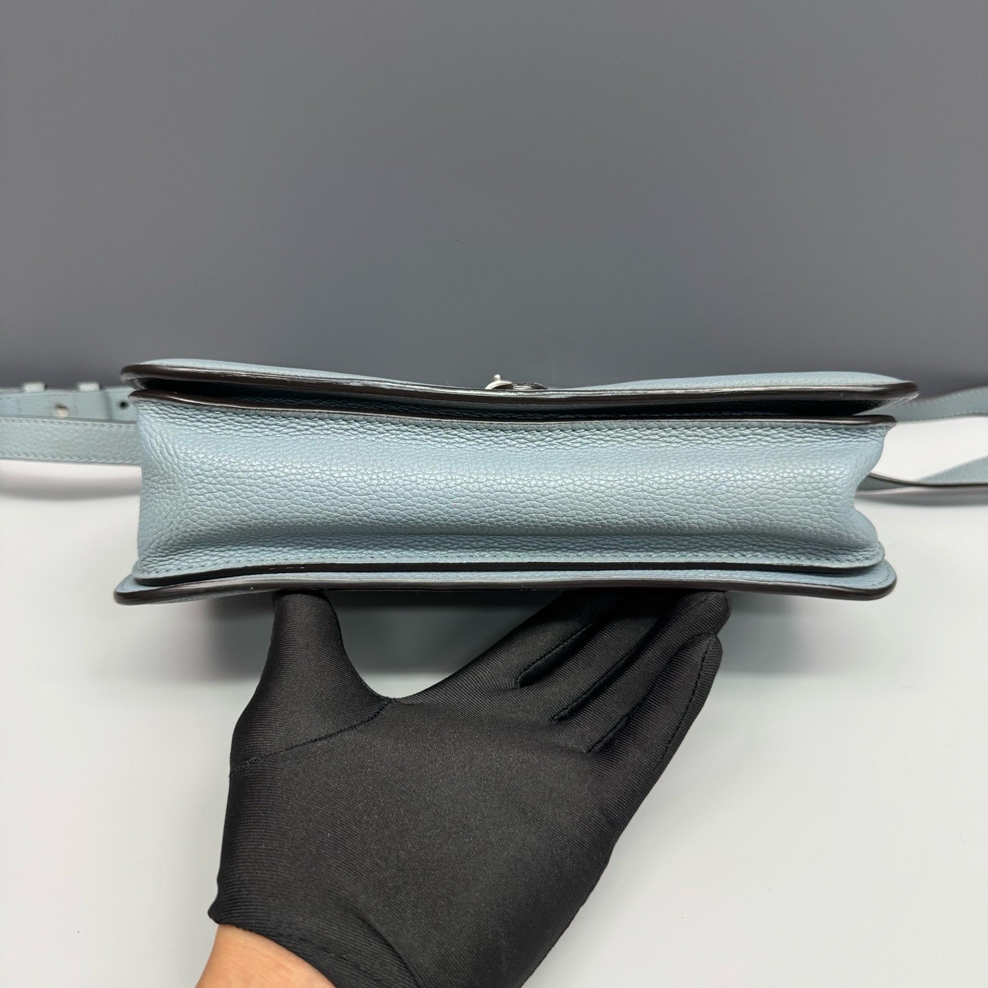 Gucci Pre-Owned Authentic Messenger Bag Sky Blue 26*18*7cm