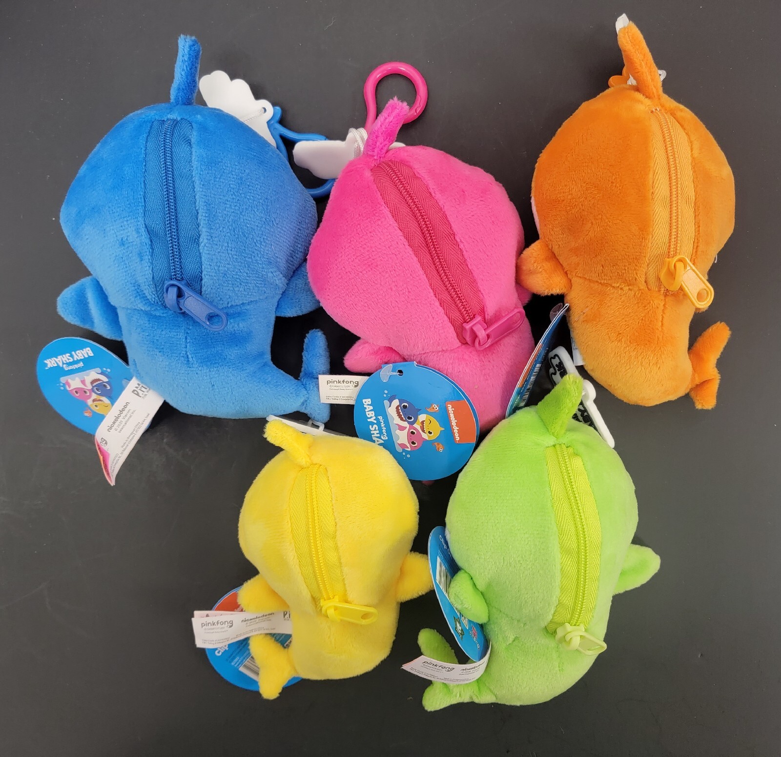 Nickelodeon Pinkfong Baby Shark 5” Clip On Toy Change Purse – NEW – Select Color