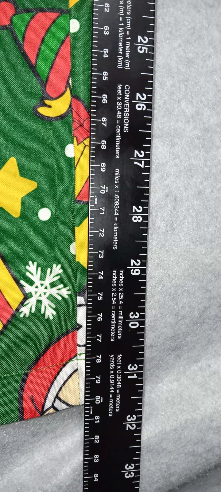 Suitmeister Christmas Slacks Dress Pants Mens Size S 34-36 Green Santa Holiday