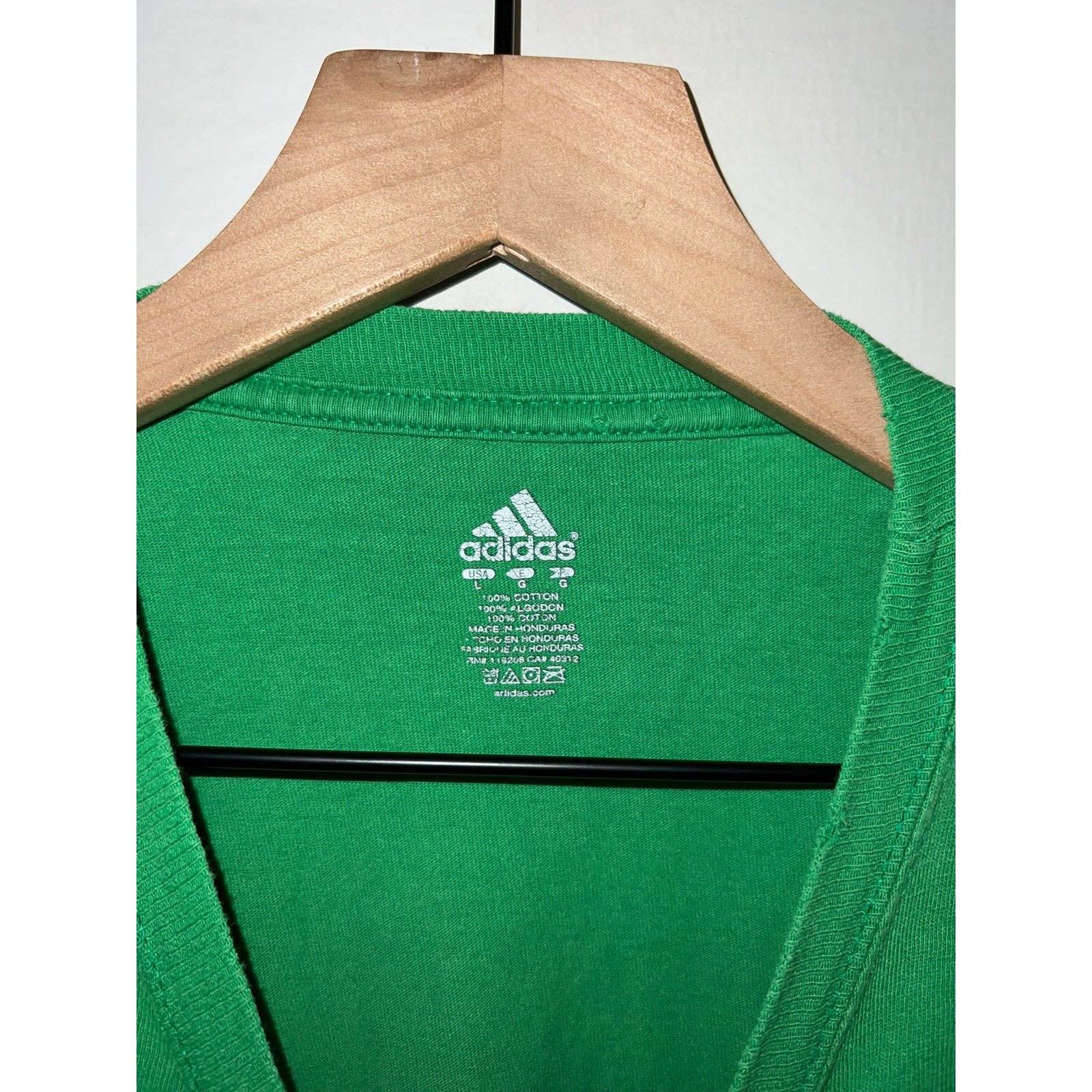 Adidas Notre Dame Shirt College University Green NCAA Tee 2000s M Medium