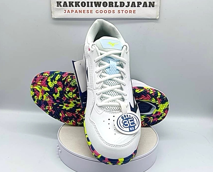 Mizuno Badminton Shoes WAVE CLAW 4 White / Ice Blue 71GA264302 WIDE 2026