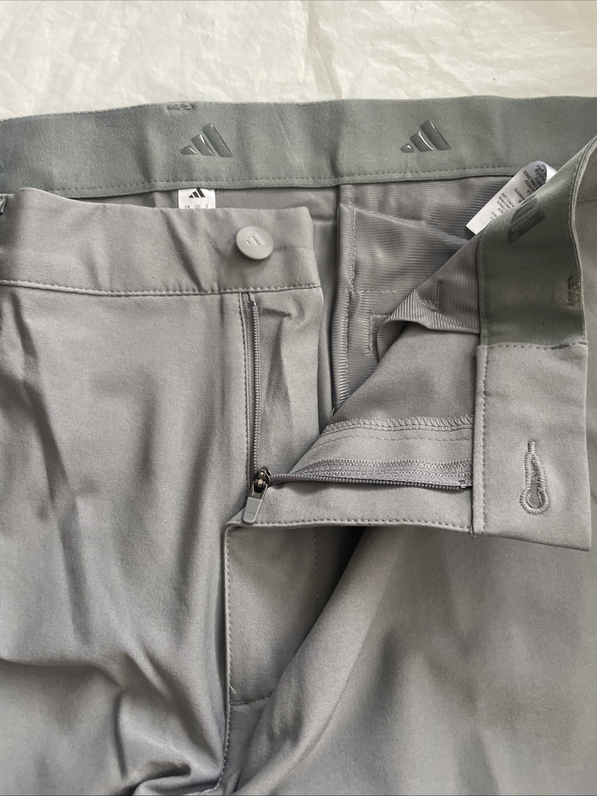 Adidas Mens Ultimate 365 Gray Golf Pants Tag Sz. 32X32 Measures 34WX32L See De