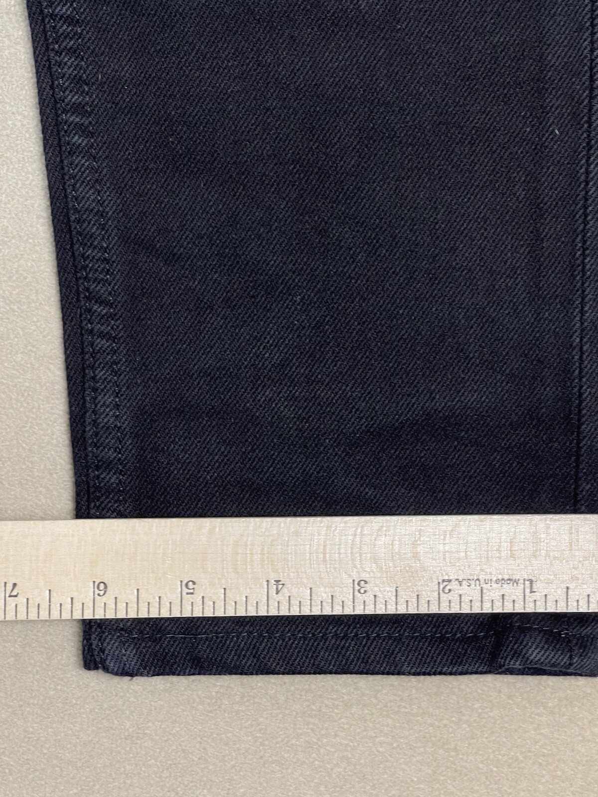 Mr Completley Jeans Mens 30 Black Distressed Casual Preppy Zip Pocket Denim
