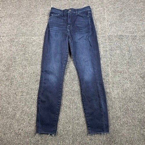 7 For All Mankind High Waist Ankle Skinny Jeans Dark Wash AU8431005 Size 27